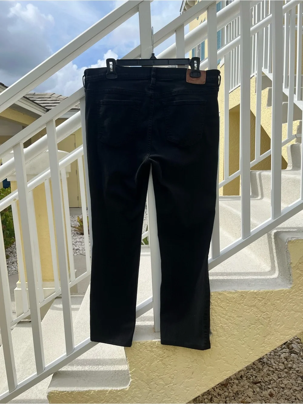 J. Crew Black Women’s Straight-Leg matchstick jeans size 32 shortened